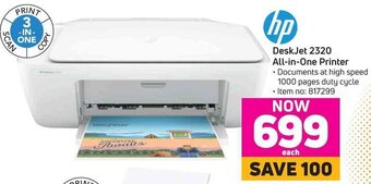 Game HP DeskJet 2320 All-in-One Printer offer
