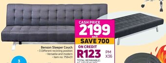 Game Benson Sleeper Couch offer