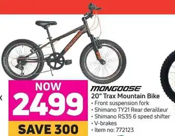 Game mongoose bike sale