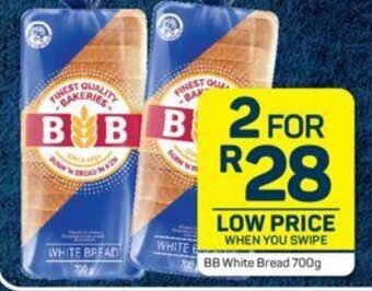 Pick n Pay BB White Bread 700g offer