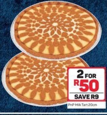 Pick n Pay PnP Milk Tart 20cm offer