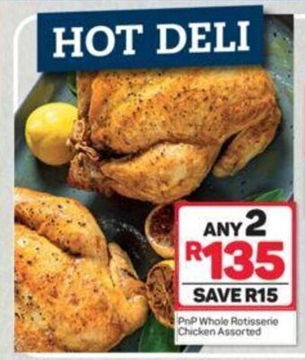 Pick n Pay PnP Whole Rotisserie Chicken Assorted offer