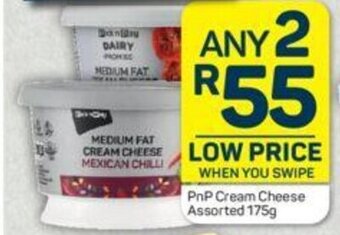 Pick n Pay PnP Cream Cheese Assorted 175g offer