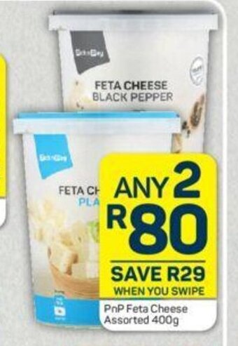 Pick n Pay PnP Feta Cheese Assorted 400g offer
