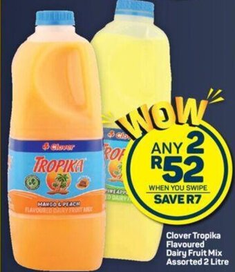 Pick n Pay Clover Tropika Flavoured Dairy Fruit Mix Assorted 2 Litre offer