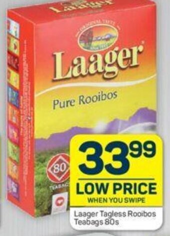 Laager Tagless Rooibos Teabags 80s