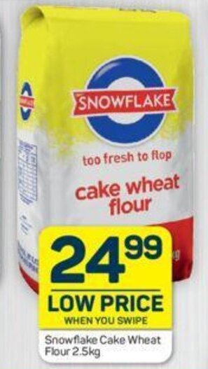 Pick n Pay Snowflake Cake Wheat Flour 2.5kg offer