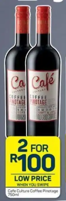 Pick n Pay Cafe Culture Coffee Pinotage 750 ml offer
