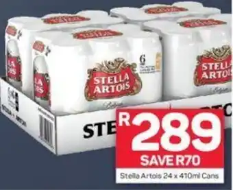 Pick n Pay Stella Artois 24 x 410 ml Cans offer