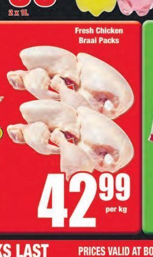 Boxer Chicken quarters offer