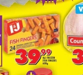 Shoprite I&j fish fingers offer