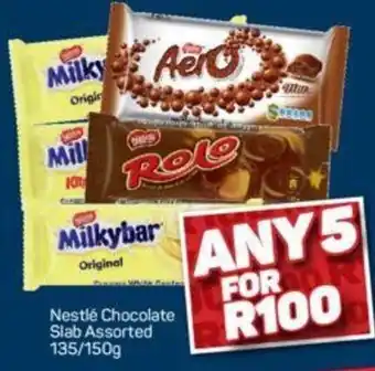 Pick n Pay Nestle Chocolate Slab Assorted 135/150g offer