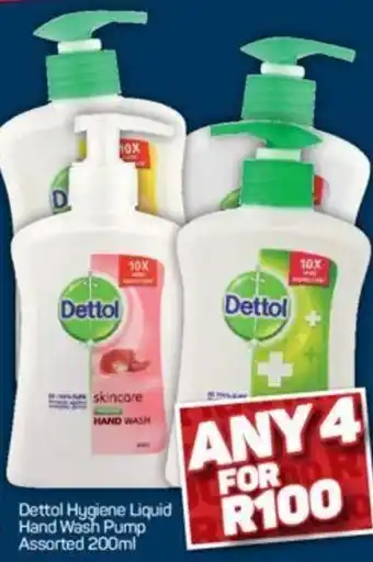Pick n Pay Dettol Hygiene Liquid Hand Wash Pump Assorted 200 ml offer