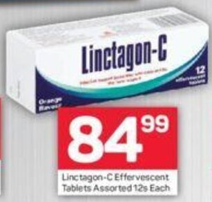 Pick n Pay Linctagon-C Effervescent Tablets Assorted 12s each offer