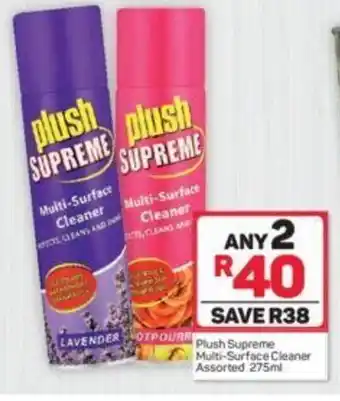 Pick n Pay Plush Supreme Multi-Surface Cleaner Assorted 275 ml offer
