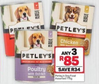 Pick n Pay Petley's Dog Food Assorted 775g offer