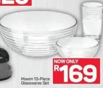 Maxim 13-Piece Glassware Set