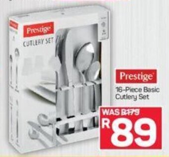 Pick n Pay Prestige 16-Piece Basic Cutlery Set offer