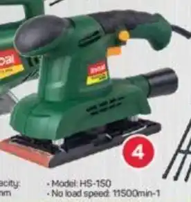 Pick n Pay Ryobi - 150w Orbital Sander 90mm x 187mm offer