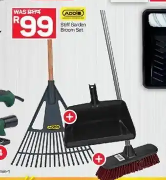 Addis - Stiff Garden Broom Set