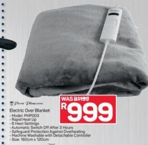 electric blanket pick n pay