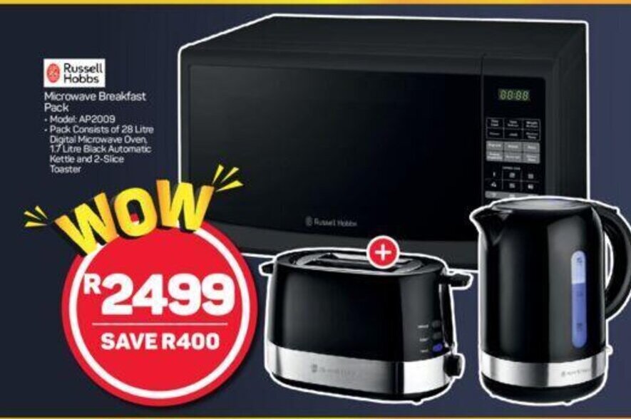 Russell Hobbs Microwave Breakfast Pack offer at Pick n Pay