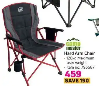 Game Camp Master - Hard Arm Chair offer