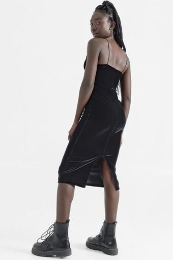 MRP Velour bodycon dress offer