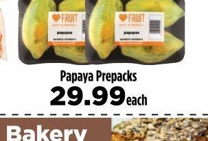 Food Lover's Market Papaya offer