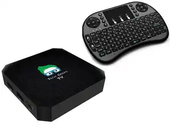 Takealot Tech geeks 4k android tv box+wireless keyboard+dstv now & netflix offer