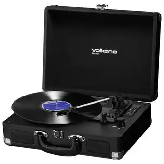 Takealot Volkano retro series portable vinyl player and bluetooth speaker offer