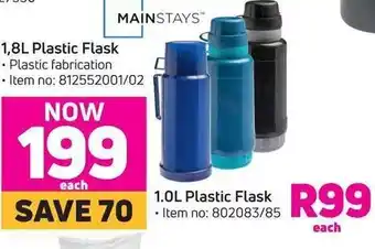Game Mainstays Plastic Flask 1,8L offer