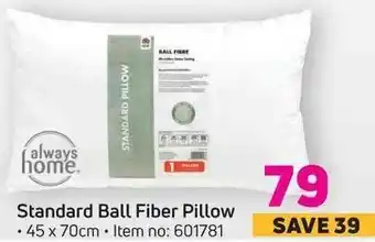 Game Always Home Standard Ball Fiber Pillow 45 x 70cm offer