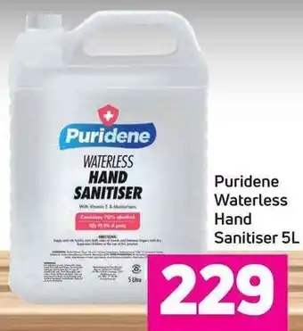 Game Puridene Waterless Hand Sanitiser 5L offer