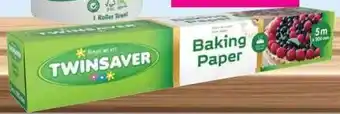 Game Twinsaver Baking Paper 5m x 300mm offer
