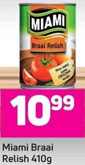 Game Miami Braai Relish 410g offer