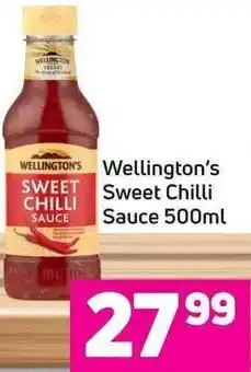 Game Wellington's Sweet Chilli Sauce 500ml offer