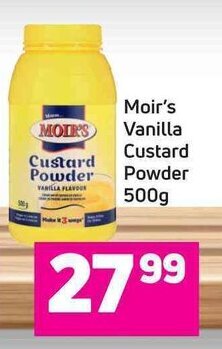 Game Moir's Vanilla Custard Powder 500g offer