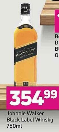 Game Johnnie Walker Black Label Whisky 750ml offer