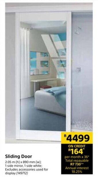 Builders Express Sliding Door 2.05m x 890mm offer