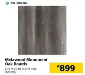 Builders Express PG Bison Melawood Monument Oak Boards 2.75m x 1.83m x 16mm offer