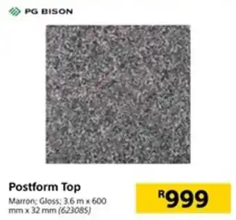 Builders Express PG Bison Postform Top Marron 3.6m x 600mm x 32mm offer