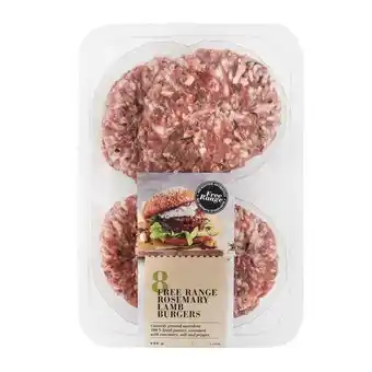 Woolworths Free range rosemary lamb burgers 800 g offer