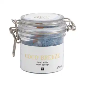 Woolworths Coco lime bath salts with wooden scoop offer