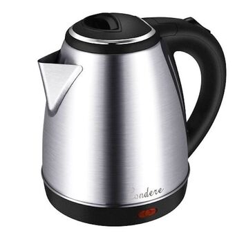 Condere 2 litre cordless electric kettle - stainless steel