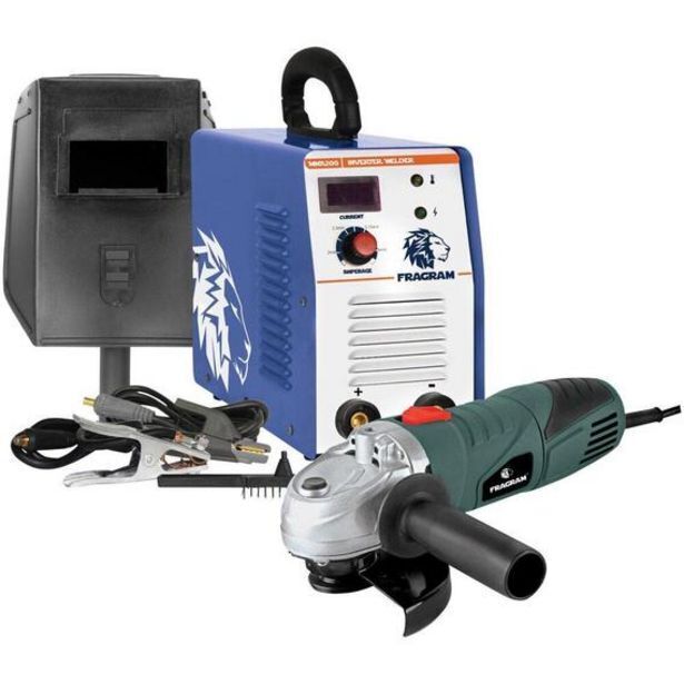 Fragram 200a welder & angle grinder kit offer at Game