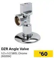 Builders Warehouse DZR Angle Valve offer