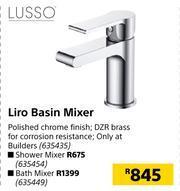 Builders Warehouse Lusso Liro Basin Mixer offer