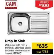 Cam Africa Drop-In Sink 416707