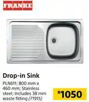 Franke Drop-In Sink PLN611